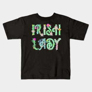 Irish Lady (in Dark) Kids T-Shirt